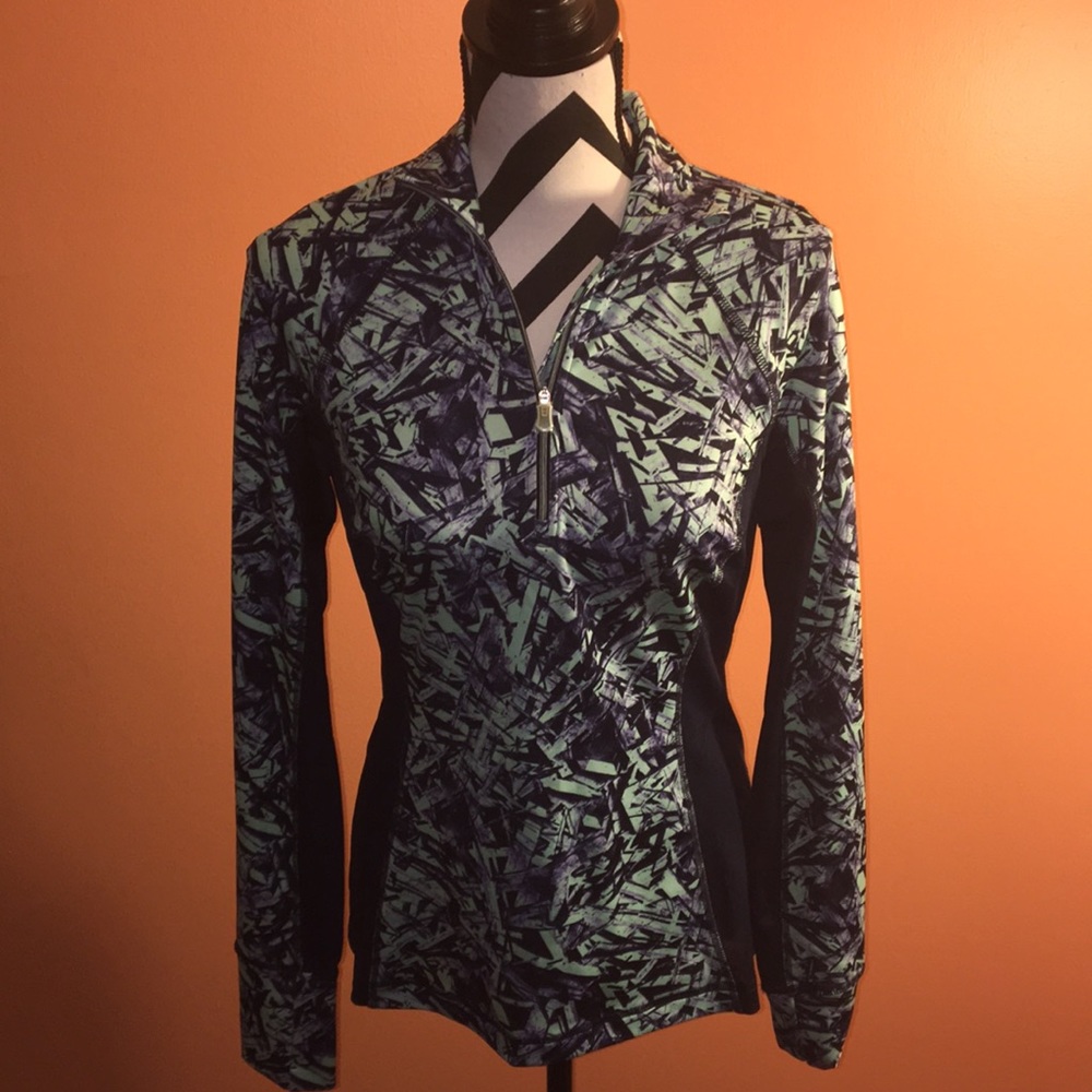 Green/Blue TekGear Quarter Zip